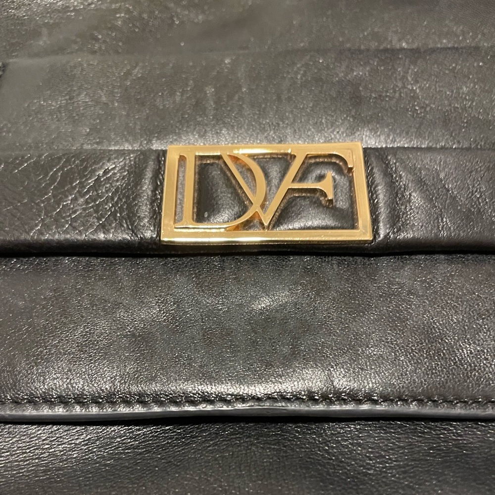 Diane Von Furstenberg Mimosa Clutch Nappa Black - Picture 4 of 13